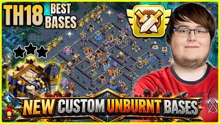 NEW CUSTOM UNBURNT TOP 10 TOWNHALL 18 BASE ! TH18 LEGEND BASES WITH LINK ! ANTI 2 STAR TH18 WAR BASE