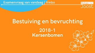 19. Examenvraag van vandaag | Vmbo | 2018-1 | Kersenbomen