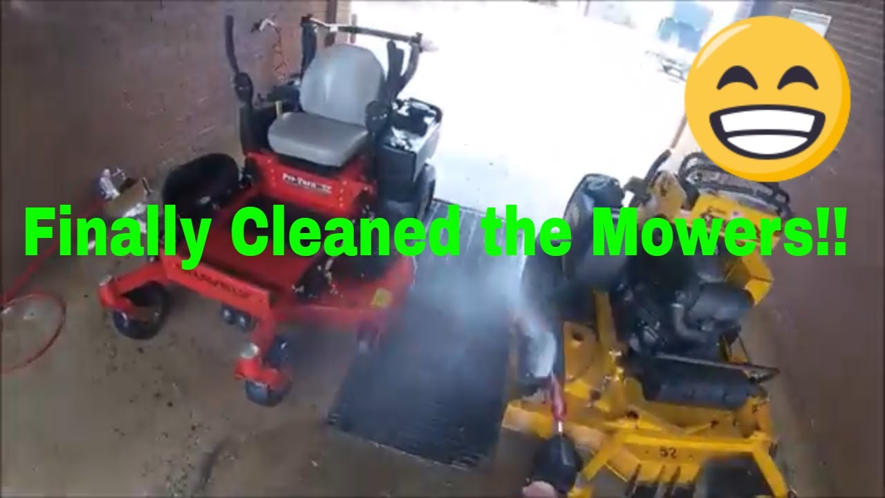 Cleaning Lawn Equipment with a Power Washer YouTube