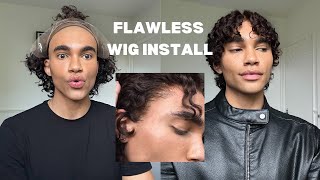 DETAILED LACE FRONT WIG INSTALL | Beginner Friendly Tutorial On Short Curly Wig