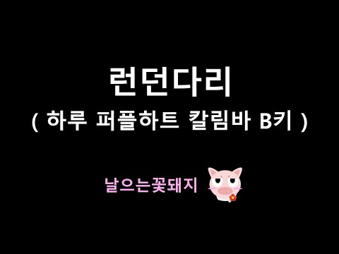 날으는꽃돼지:) 칼림바 - 런던다리