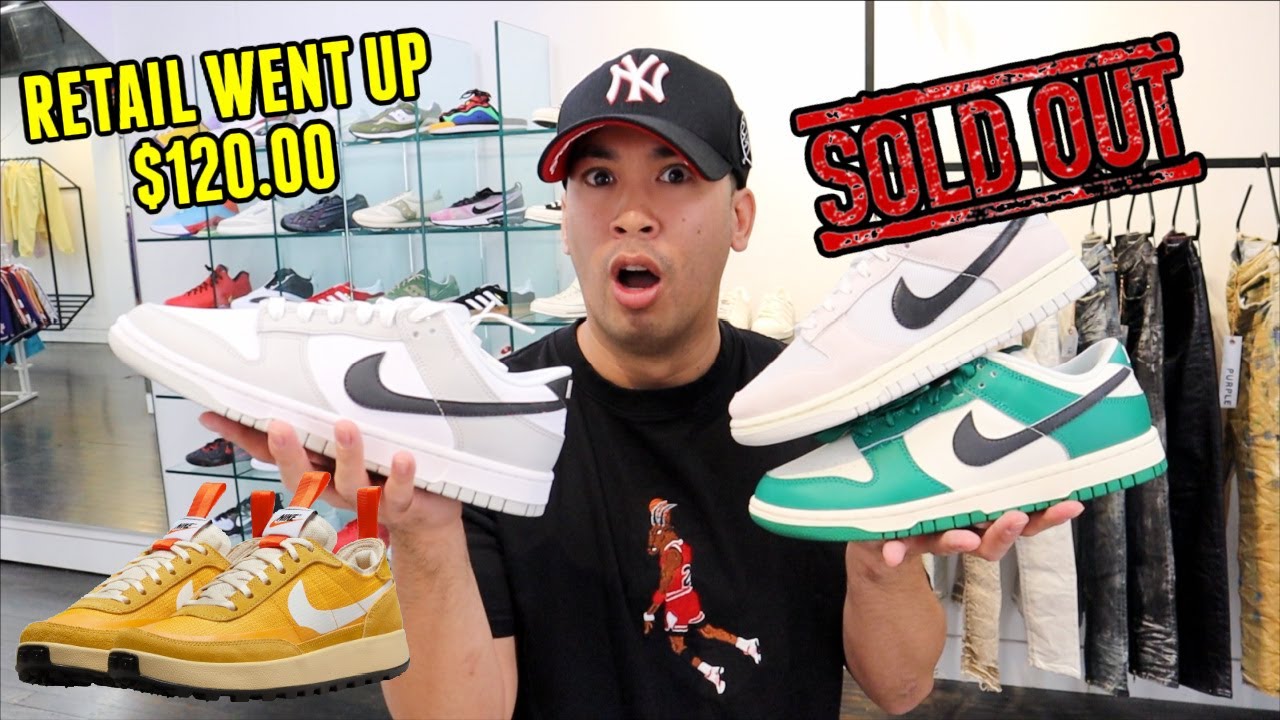 SOLDOUT !!! NIKE DUNK LOW LOTTERY PACK PICK UP VLOG (GREY FOG ...