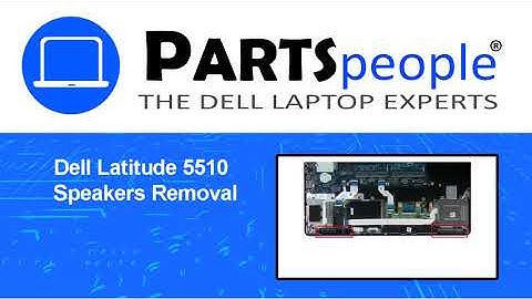 Dell Latitude 5510 (P80F002) Speakers How-To Video Tutorial