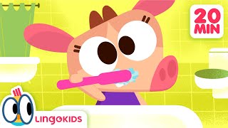 Dance with DAILY ROUTINES FOR KIDS  + More Songs for Kids | Lingokids