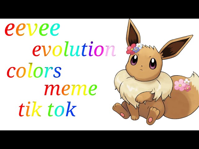 pokemon eevee evolution dice｜TikTok Search