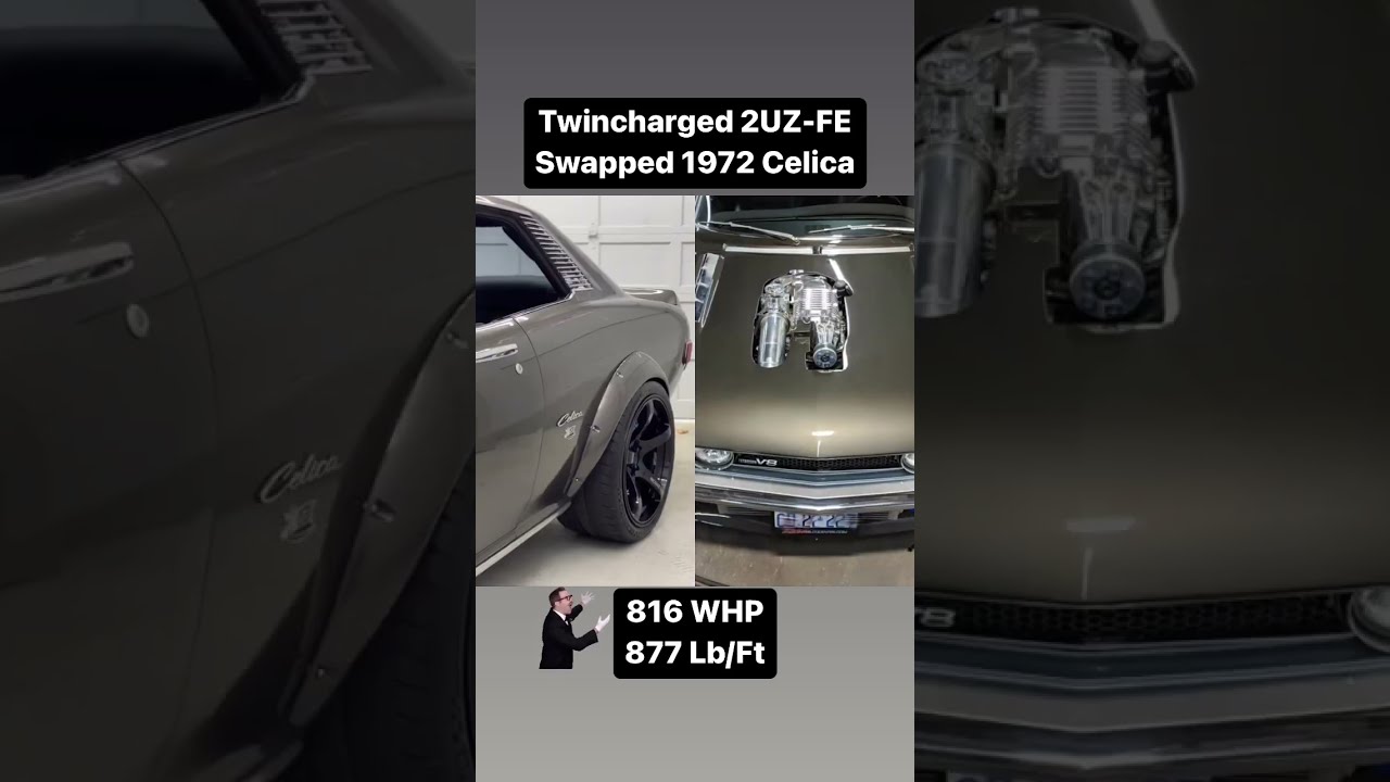 Twincharged 2UZ FE 1972 Celica