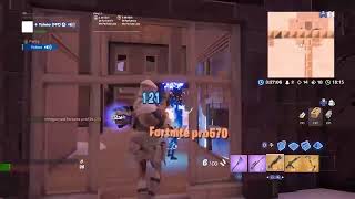Playing Fortnite with my friends from school