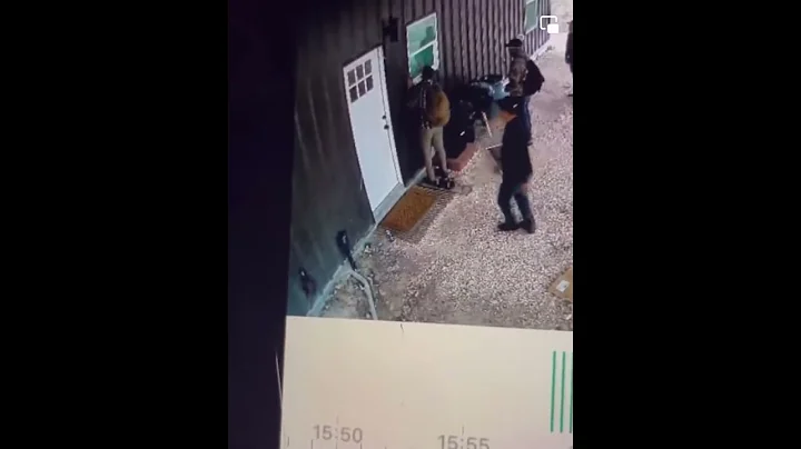 A group of suspected illegal immigrants trying to break into a ranch house in Edwards County, TX