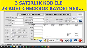 For Döngüsü İle PRATİK KAYIT YAPMAK