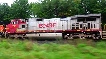 Chasing a BNSF Warbonnet On NS Train! CSX Train Overhead View! CSX Train with A DPU! + More Trains!