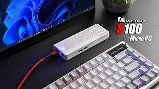 The All-New S100 4K Windows 11 Mini PC Stick Fits In The Palm Of Your Hand