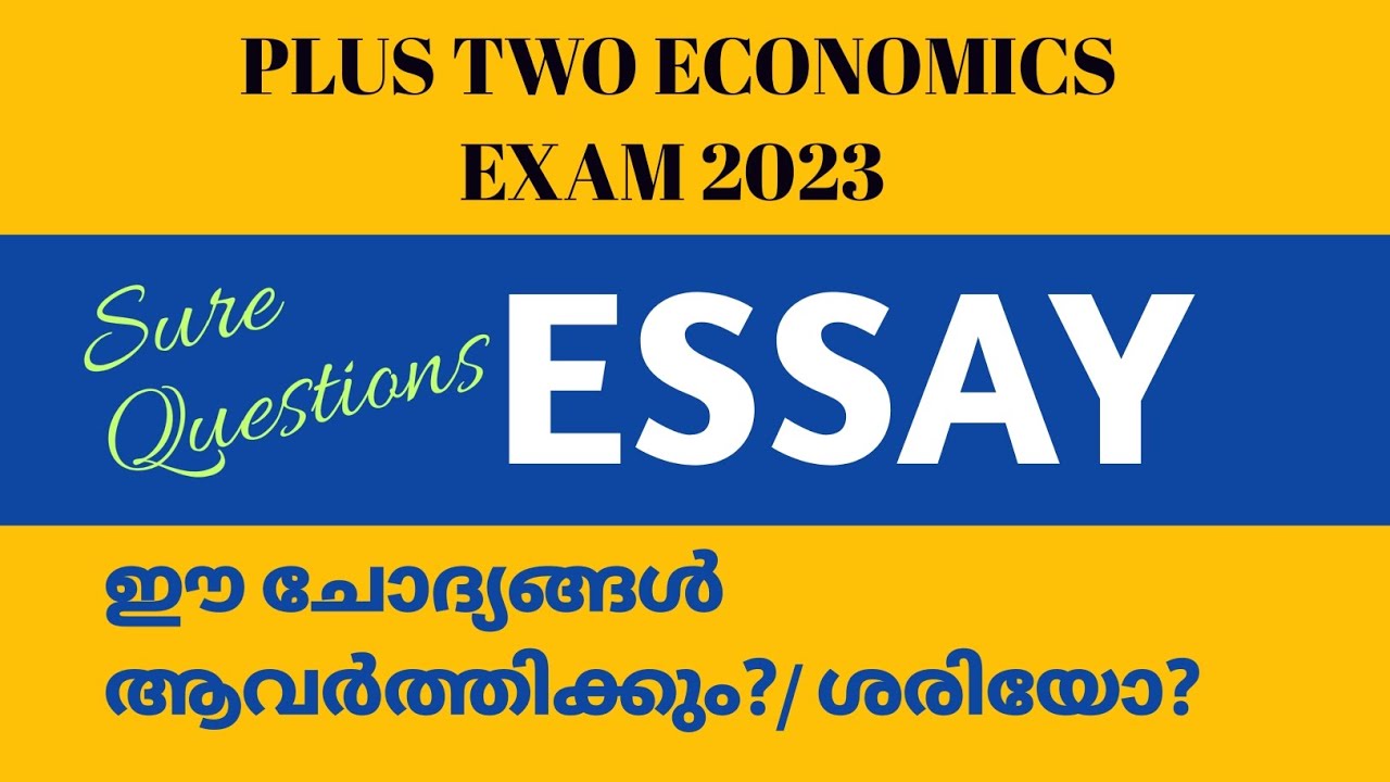 economics essay 2023