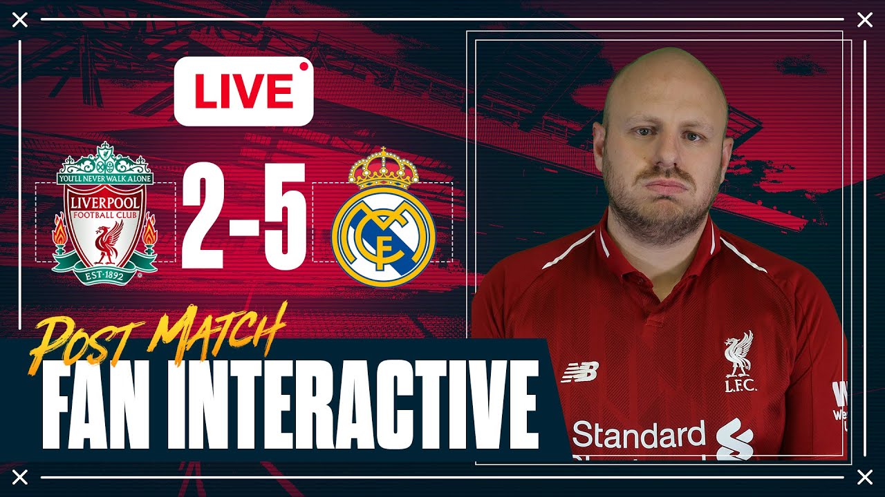 LIVERPOOL 2 X 5 REAL MADRID TRANSMISSÃO AO VIVO DIRETO DO ANFIELD