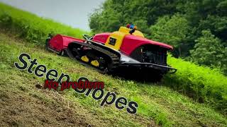 CG750 Brush Cutter for Wildfire Defense – Remote Control Mower Demo