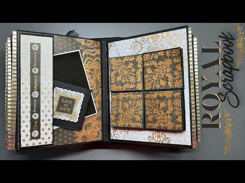 Royal Scrapbook, Scrapbook Ideas, Birthday gift, Anniversary gift