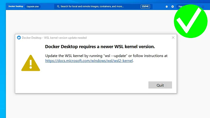 How to fix: Docker desktop requires a newer wsl kernel version on Windows - DayDayNews