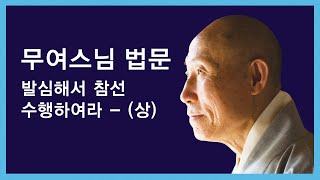 무여스님 - 발심해서 참선수행하여라 - (상)