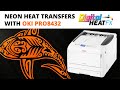 Using Neon Heat Transfers with OKI pro8432 White Toner Printer