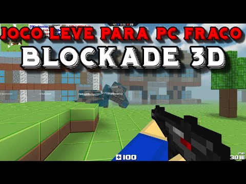 JOGOS LEVES PARA PCS FRACOS #1 - Blockade3D CS + Minecraft 