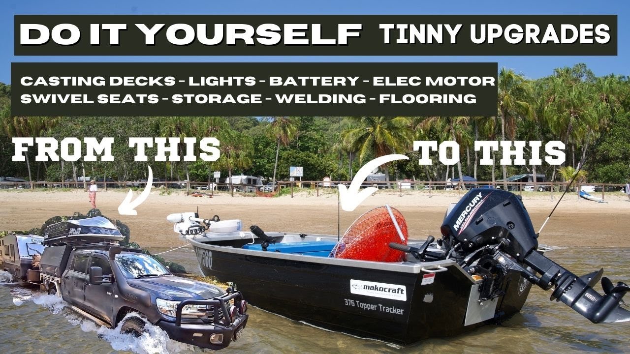 Do it yourself Tinny upgrades👍 Casting Decks, Lights, Battery setup, Elec Motor, Sounder