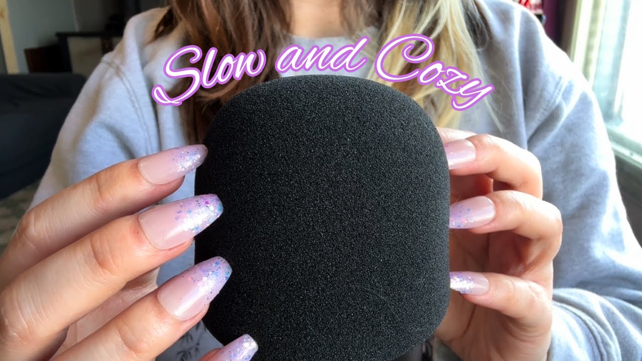 ASMR Extra slow mic scratching (No talking) - YouTube