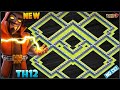 NEW TOWN HALL 12 Farming/Trophy Base *UPDATED* 2025 | TH12 Hybrid base with Replays - Clash of Clans