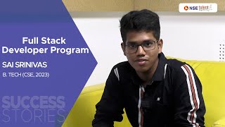 Success Story | Sai Srinivas | Full Stack Developer