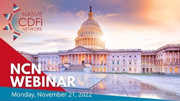 NCN Webinar - Review and Comment on the New CDFI Certification Application