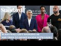 Defeated susan hall left hanging as she tries to shake sadiq khans hand