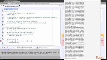 Creating Smart Contracts with Ethereum: Working with Remix – The Solidity Browser IDE | packtpub.com
