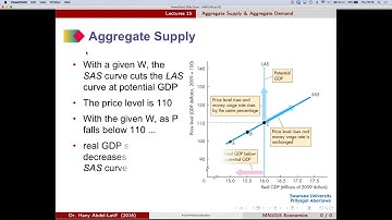 MN1015 Lecture 15 Part 1 Aggregate Supply & Aggregate Demand