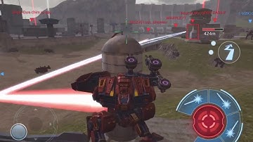 War Robots Test Server 4.1: Prototype Weapon PULSAR Gameplay