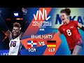 Dominican Republic vs. Germany - FIVB Volleyball Nations League - Women - Match Highlights, 20/06/20