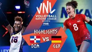 DOM vs. GER - Highlights Week 5 | Women's VNL 2021