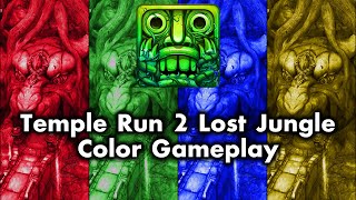 Temple Run 2 Lost Jungle Color Gameplay Red Vs Green Vs Blue Vs Yellow - Endless Run #170921 screenshot 3