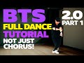 BTS '2.0' Full Dance Tutorial Part 1 (Mirrored) | Intro + First Chorus (Step by Step)