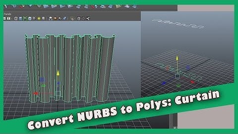 How to Convert NURBS to Polygons: Curtains