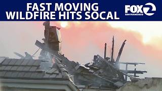 Fast moving wildfire in Southern California | West Coast Wrap