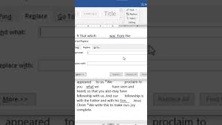 How to replace extra space with single space in word