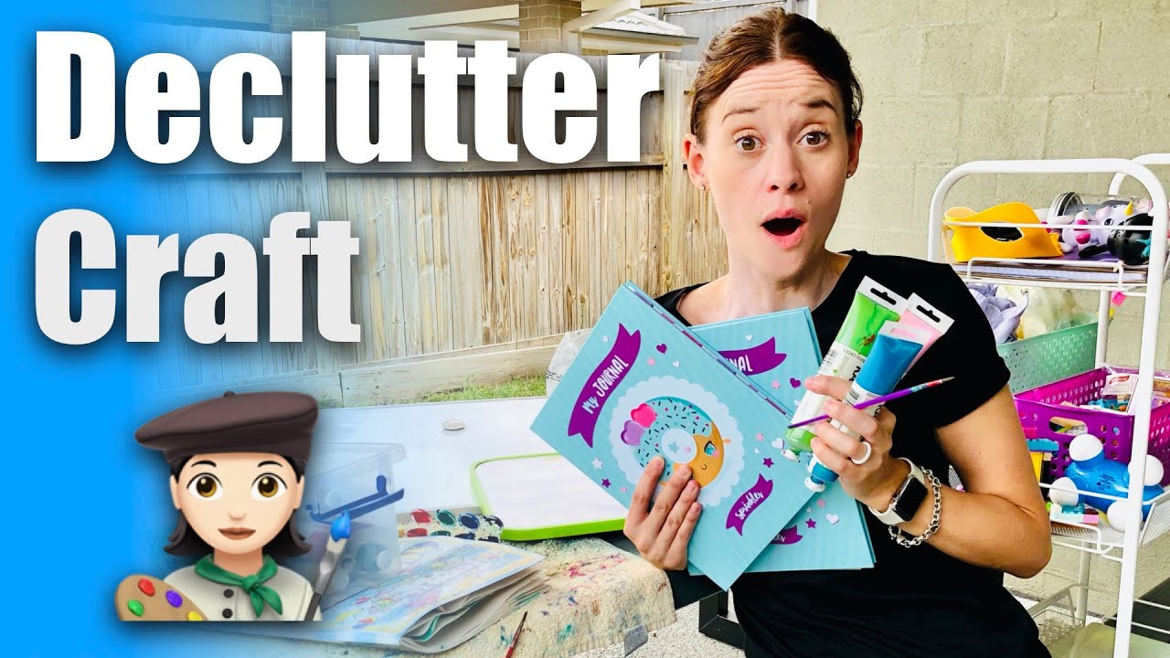 MINIMALIST KIDS CRAFT / Clean & Declutter with Me - YouTube