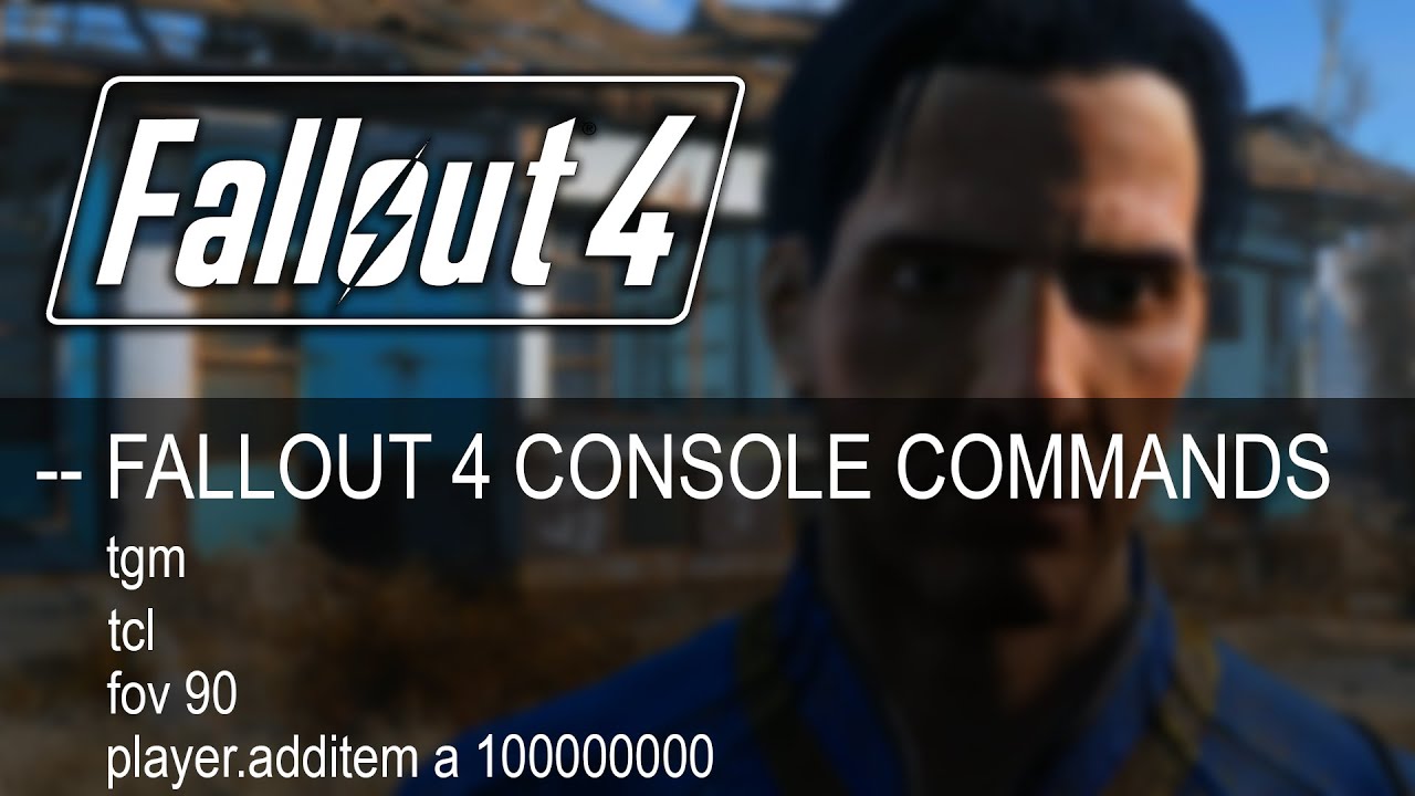 Fallout 4 ► Console Commands! (Tutorial)