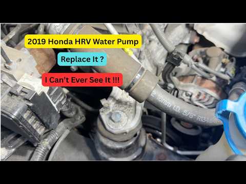 How To Replace The Water Pump 2019 Honda HRV 1.8 Liter Engine
