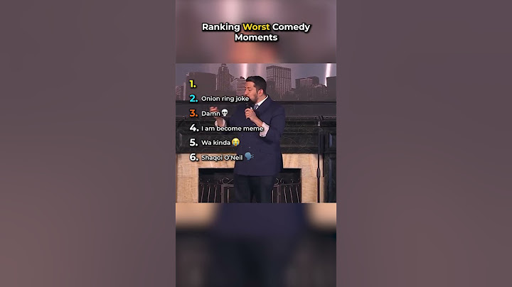 Worst Comedy Moments 😭