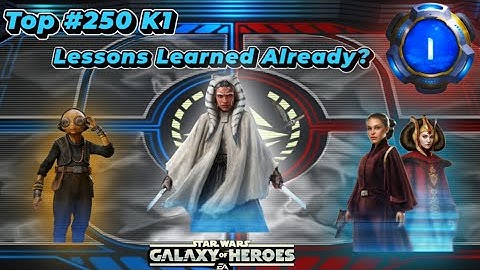 3v3 GAC K1 - GLAT Solo vs new Datacron & more this round!!