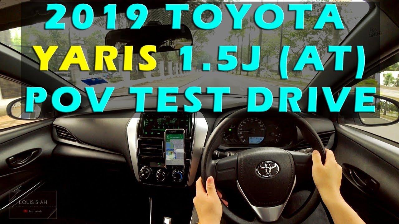 (2019) Malaysia Toyota Yaris 1.5J AT POV TEST DRIVE # 