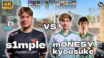 s1mple (27-18) vs m0NESY/kyousuke (Dust2) +VOICE COMMS | FACEIT 3570 Elo | July 26, 2025