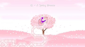 [ADOFAI custom map clear] 13-X Spring Breeze (map by GalaxA)