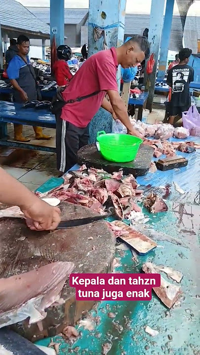 tuna head and jaw #fish #tunafishcutting #tunafishing