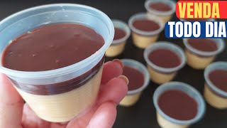 MARACUJÁ COM CHOCOLATE SEM GELATINA GANHEI MUITO DINHEIRO COM ESSA SOBREMESA