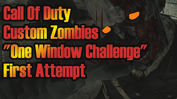 Call Of Duty "ONE WINDOW CHALLENGE" Custom Zombies Map
